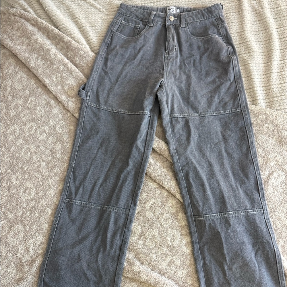 Princess Polly Charcoal Cargo Pants
